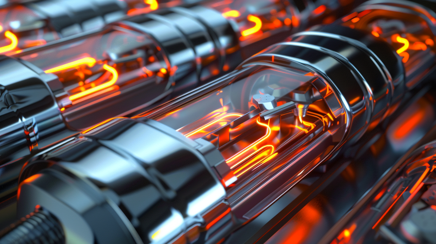 L'immagine mostra un primo piano dei flussi di energia e dei cavi.