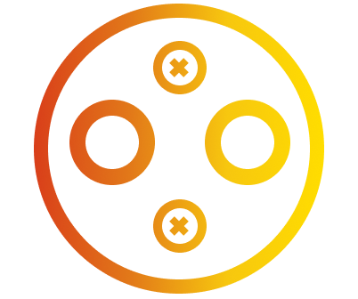 Vectordiagram van de aansluitingen van een CHAdeMO-laadpunt voor elektrische auto's